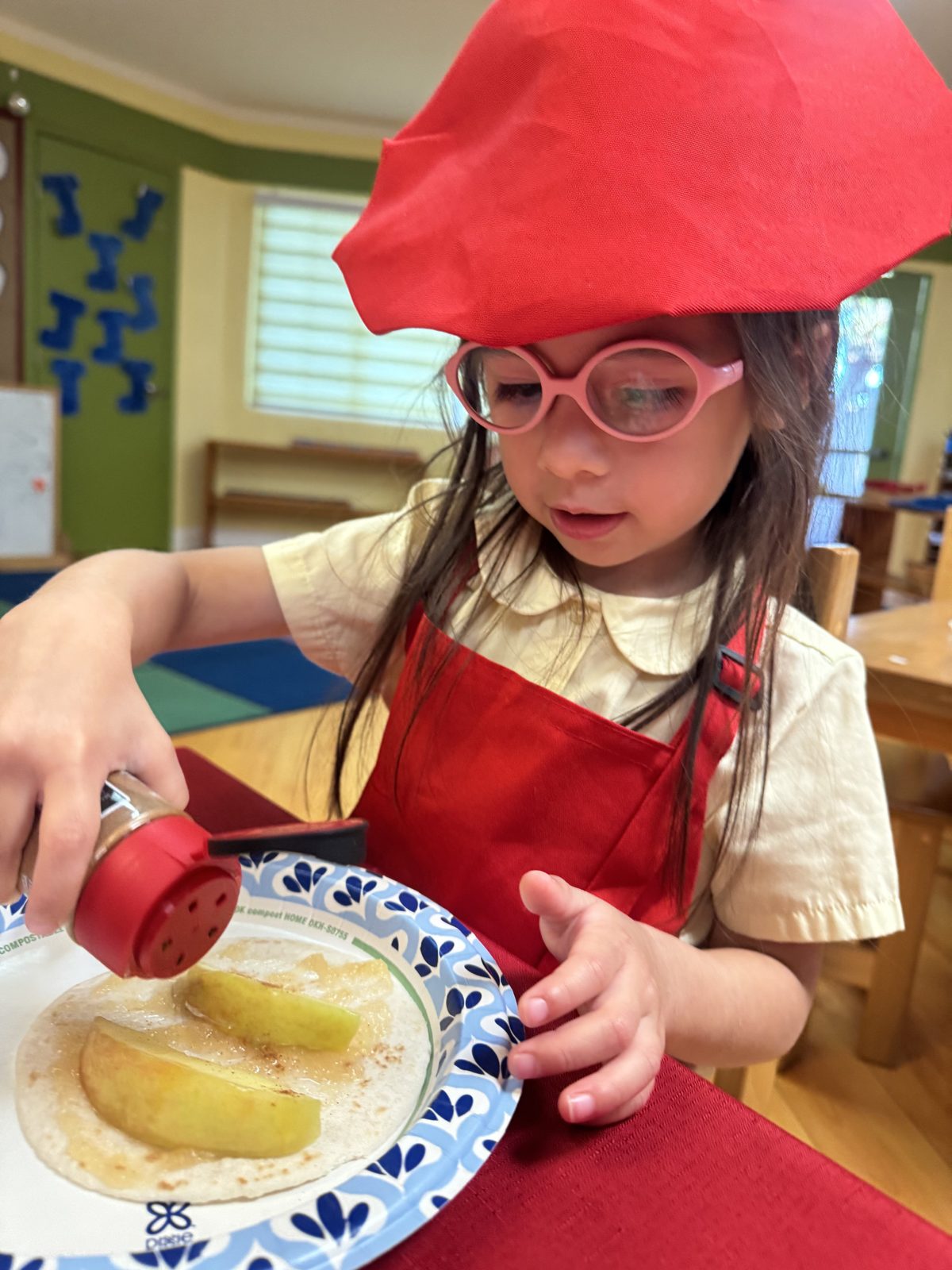 Cooking class at Slater Montessori Academy